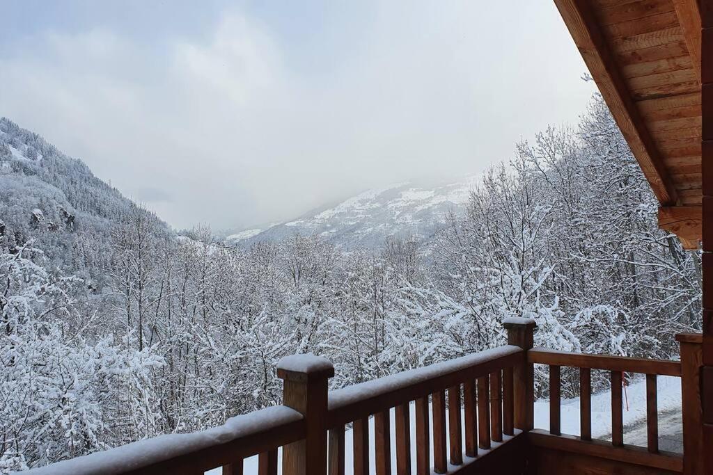 Chalet Entier 110M2 Avec Vue Et Sauna A 10 Min Des Pistes Sainte-Foy-Tarentaise Exterior photo